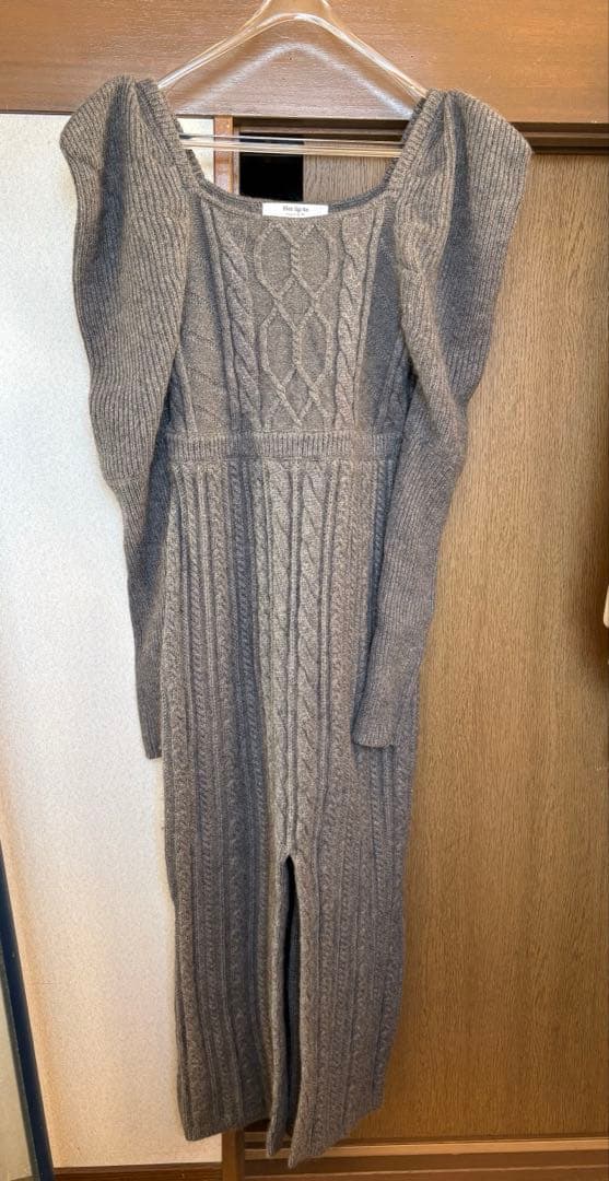 herlipto Bambina Cable Knit Dress Sサイズ