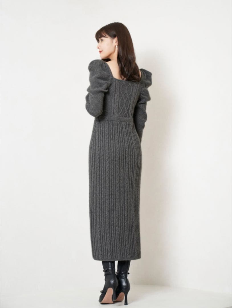 herlipto Bambina Cable Knit Dress Sサイズ