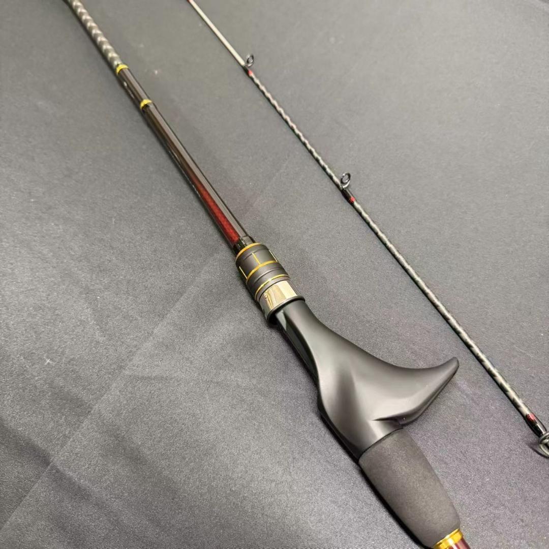 お得❗️21炎月BB B69MH-S/2 タイラバロッド　スパイラルガイド仕様