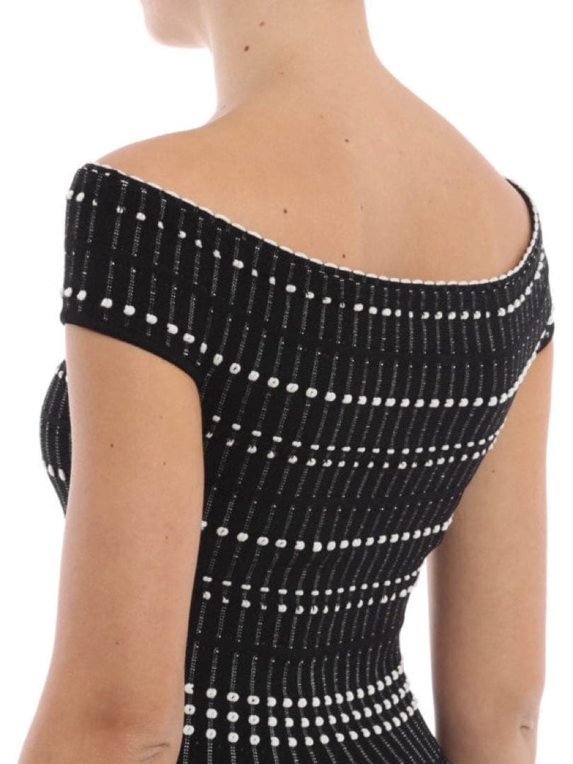 美品 ALEXANDER McQUEEN ニット ワンピース ブラック XS