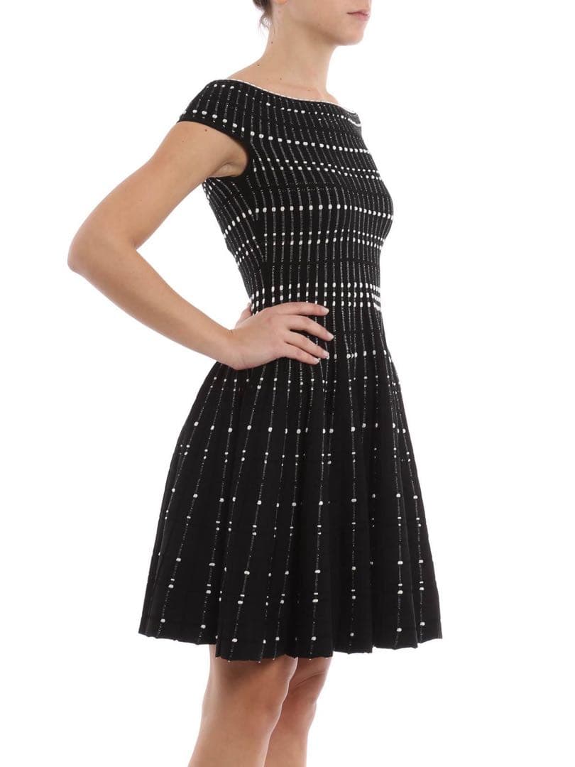 美品 ALEXANDER McQUEEN ニット ワンピース ブラック XS