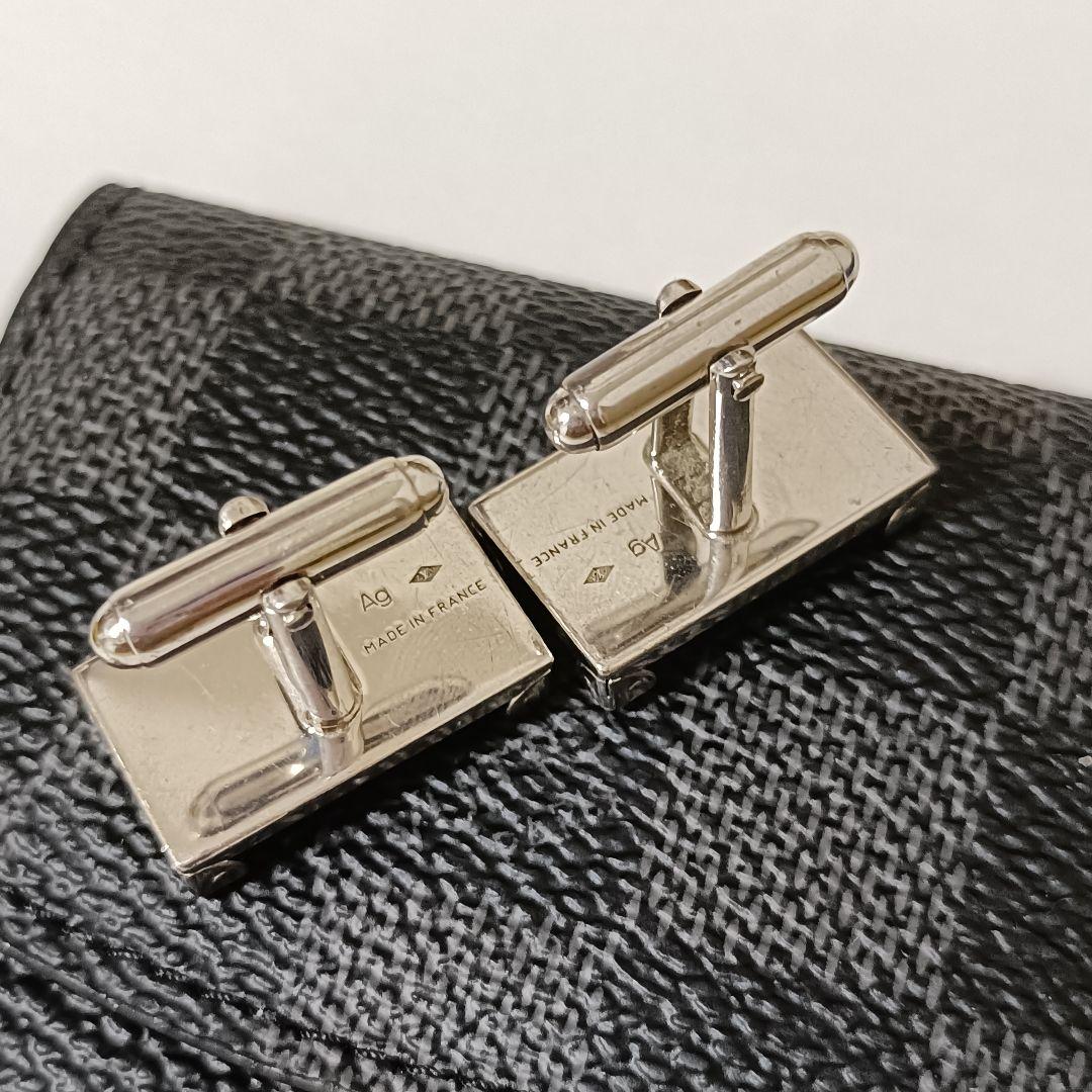 ルイヴィトン　カフス　ボタン　925　ケース付き