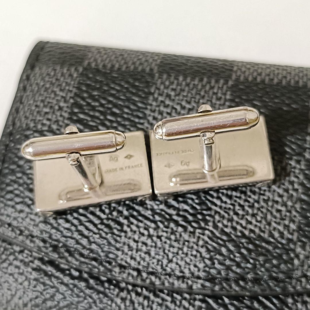 ルイヴィトン　カフス　ボタン　925　ケース付き