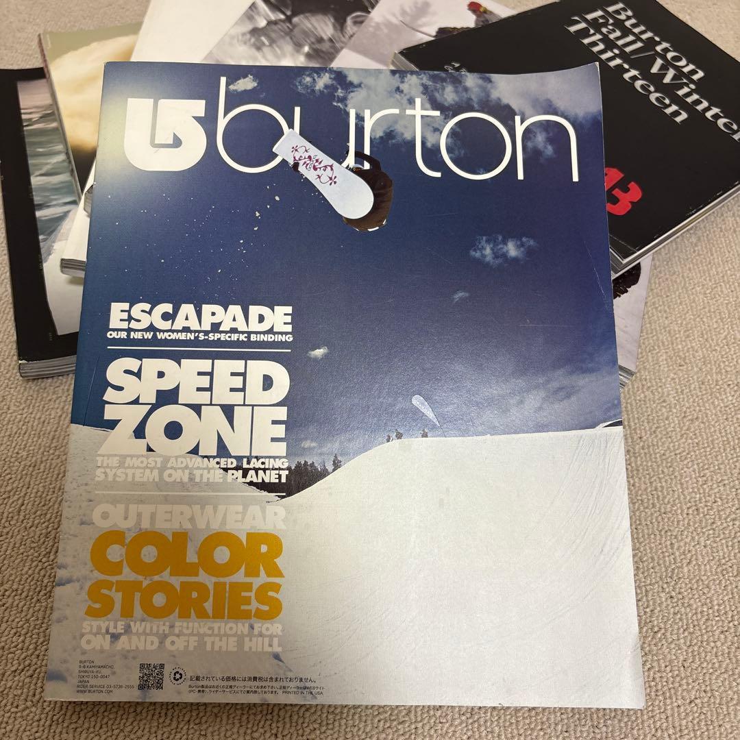 Burton歴代カタログ2006年から2013年スノーボードの歴史を知るカタログ