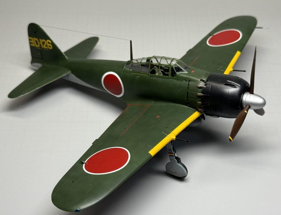 タミヤ 1/48 零戦52型　完成品