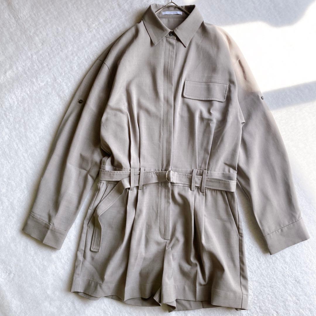 美品✨エレンディーク【1】ハーフパンツコンビネゾン オールインワン