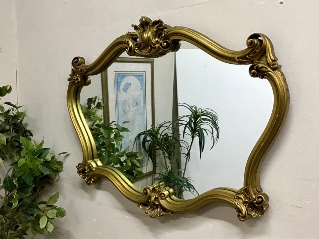 Loaridge☆管254☆イタリア製☆アンティーク☆ウォールミラー