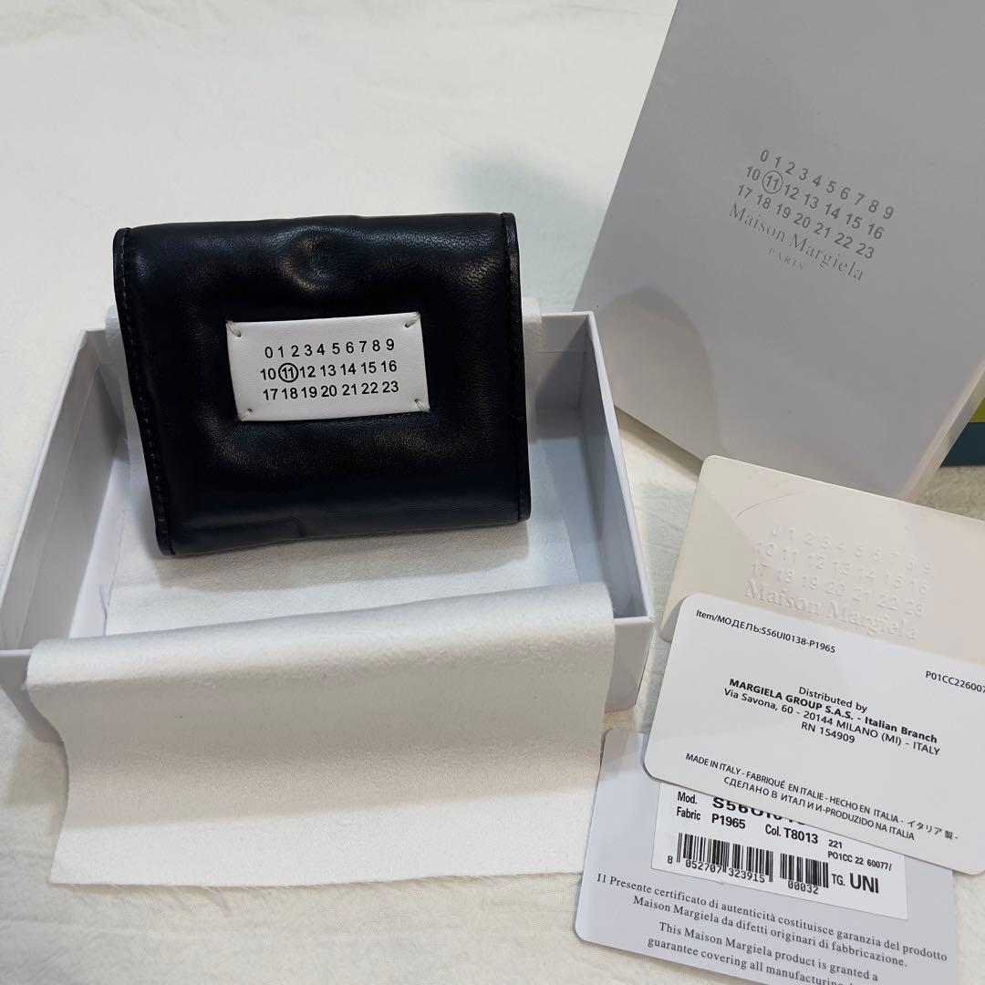 ✨極美品メゾンマルジェラ グラムスラム 三つ折り財布 S56UI0138