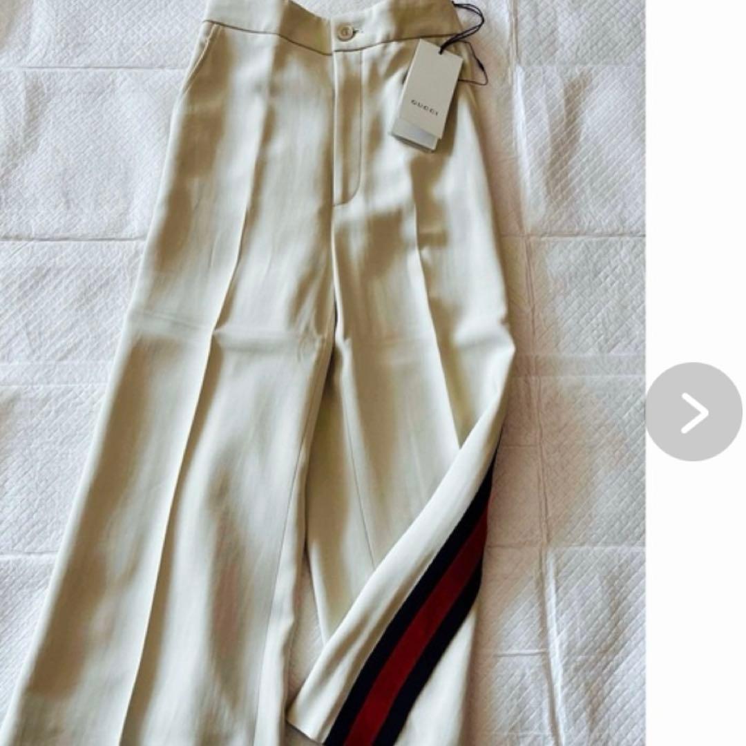 新品タグ付き・GUCCI グッチ　サイドライン　パンツ