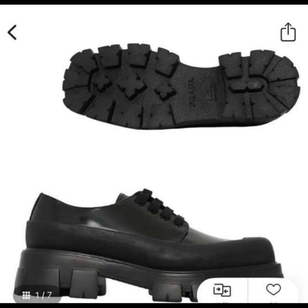 PRADA モノリス ダービー ラバーソール MONOLITH ラフシモンズ