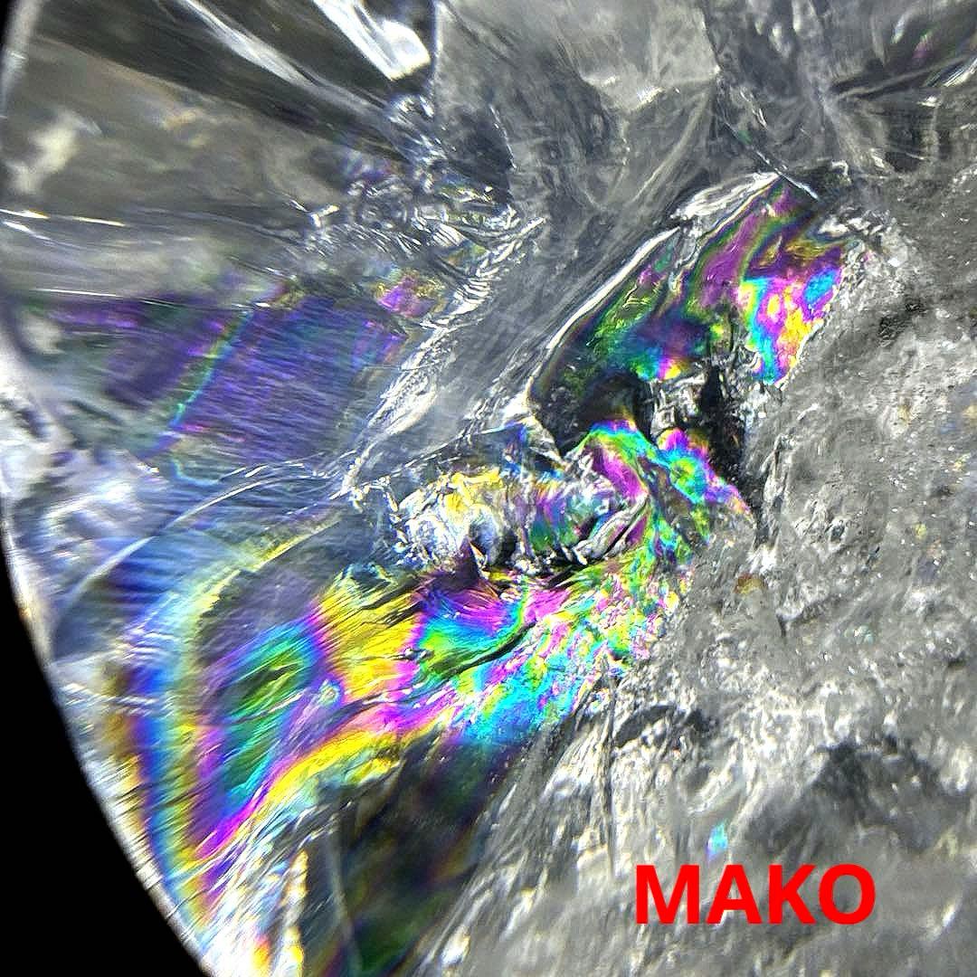 M1846☆水晶丸玉86mm921g☆アイリスクォーツ☆天然石☆N51002