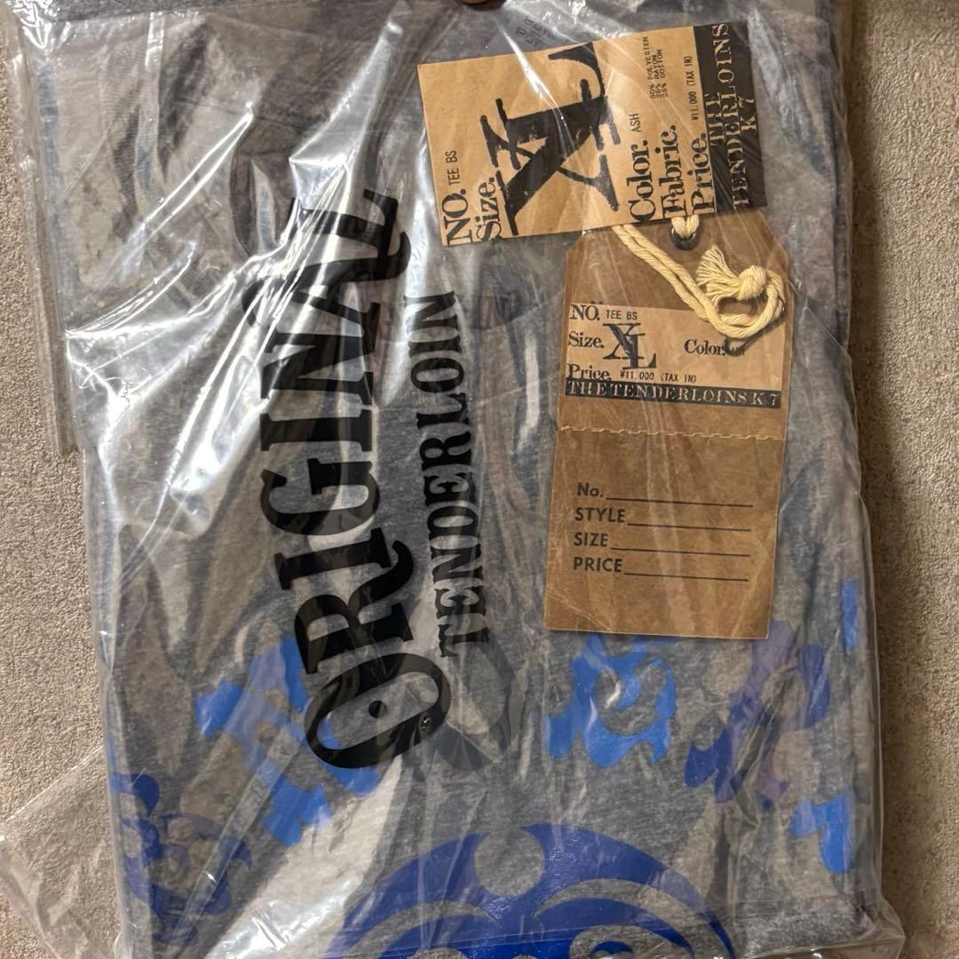 TENDERLOIN 長袖Tシャツ グレー XL