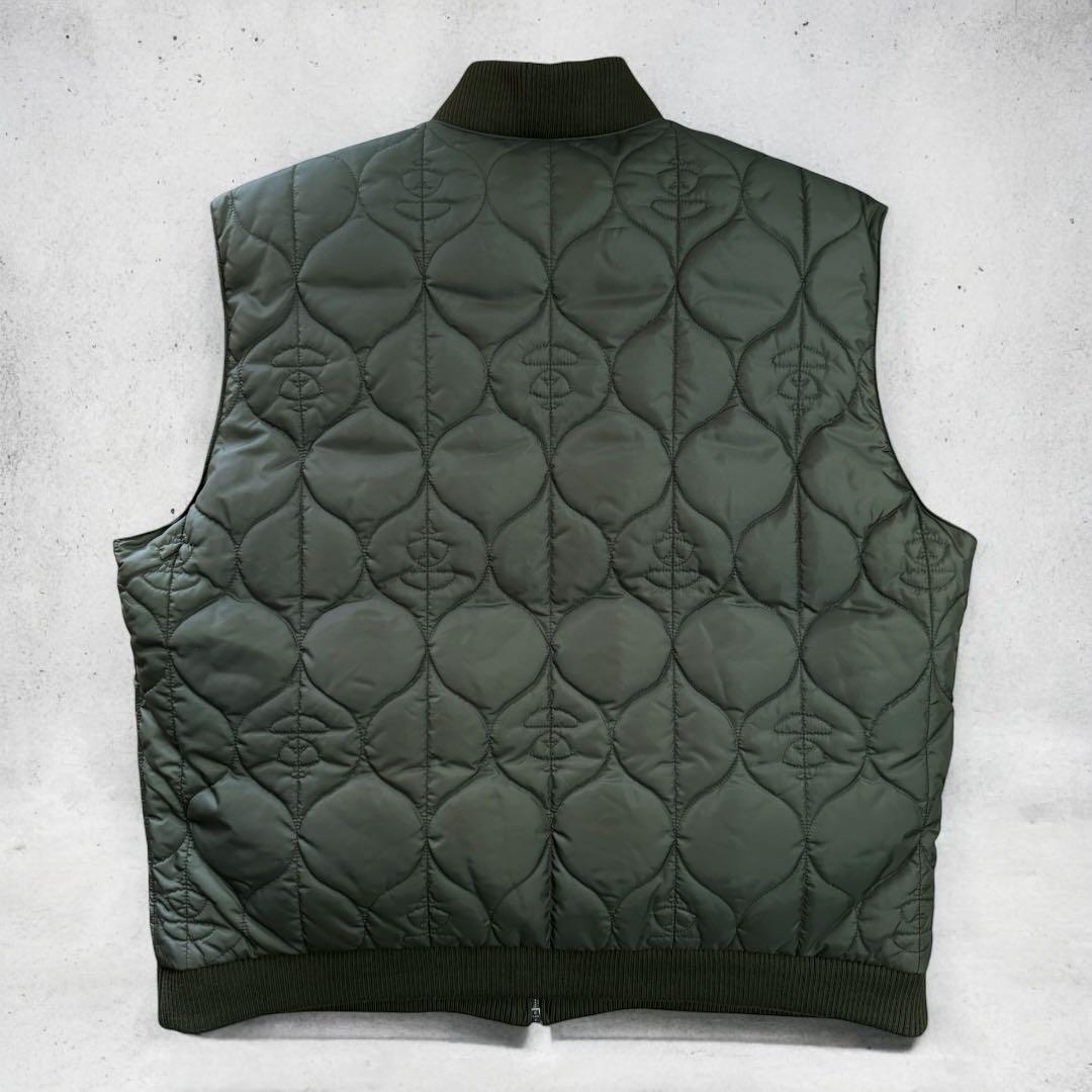 貴重レア★A BATHING APE エイプ ダウンベスト カーキ XL
