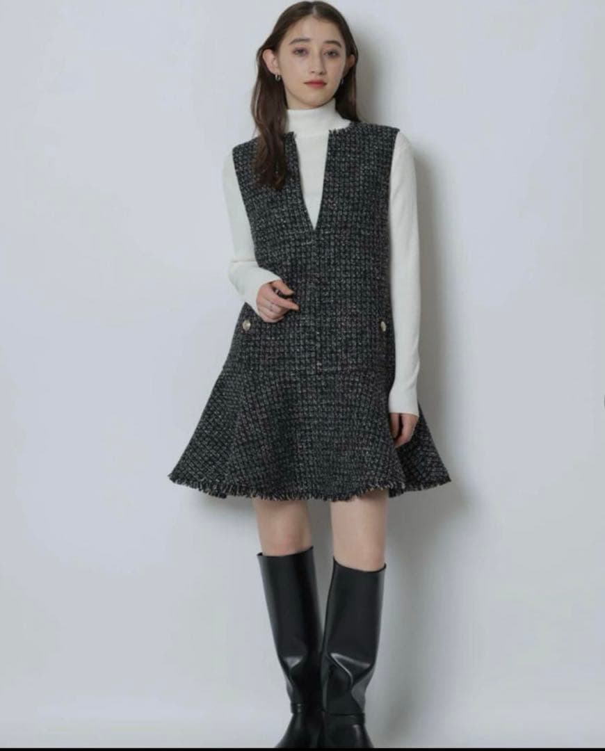 リランドチュール フレアミニジャンスカ（特殊黒）