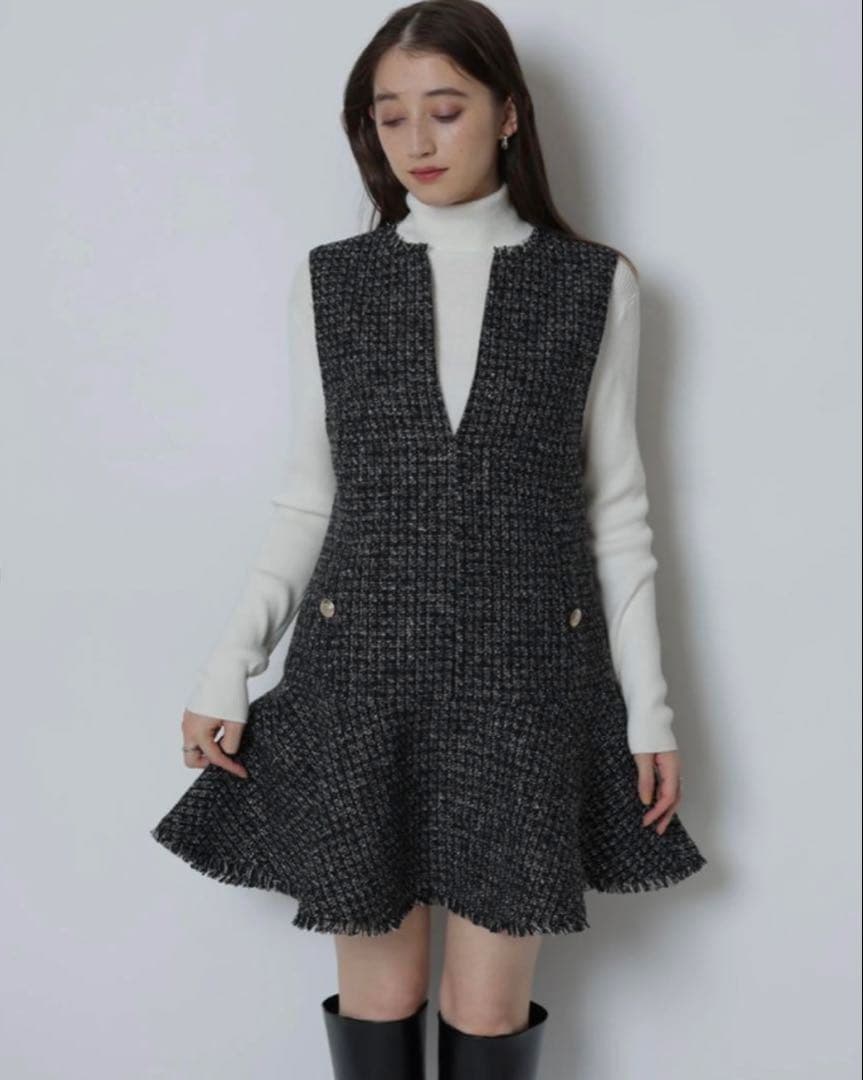 リランドチュール フレアミニジャンスカ（特殊黒）