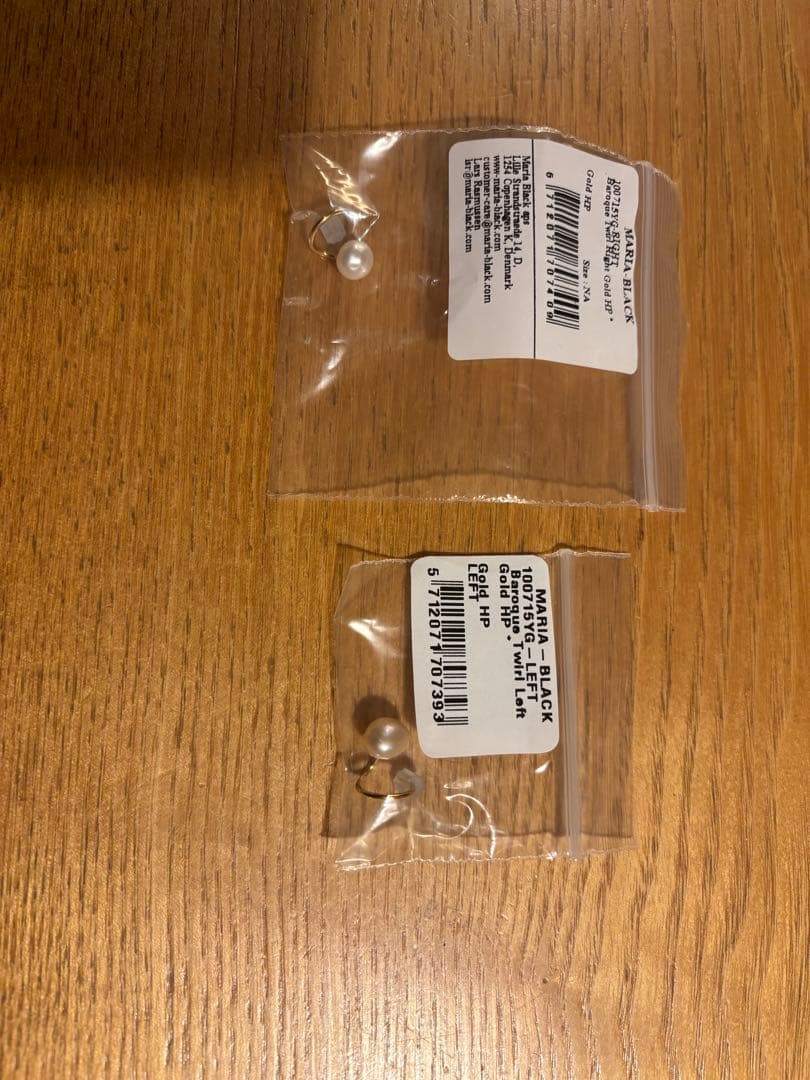 【新品】MARIA BLACK バロックツイールピアス