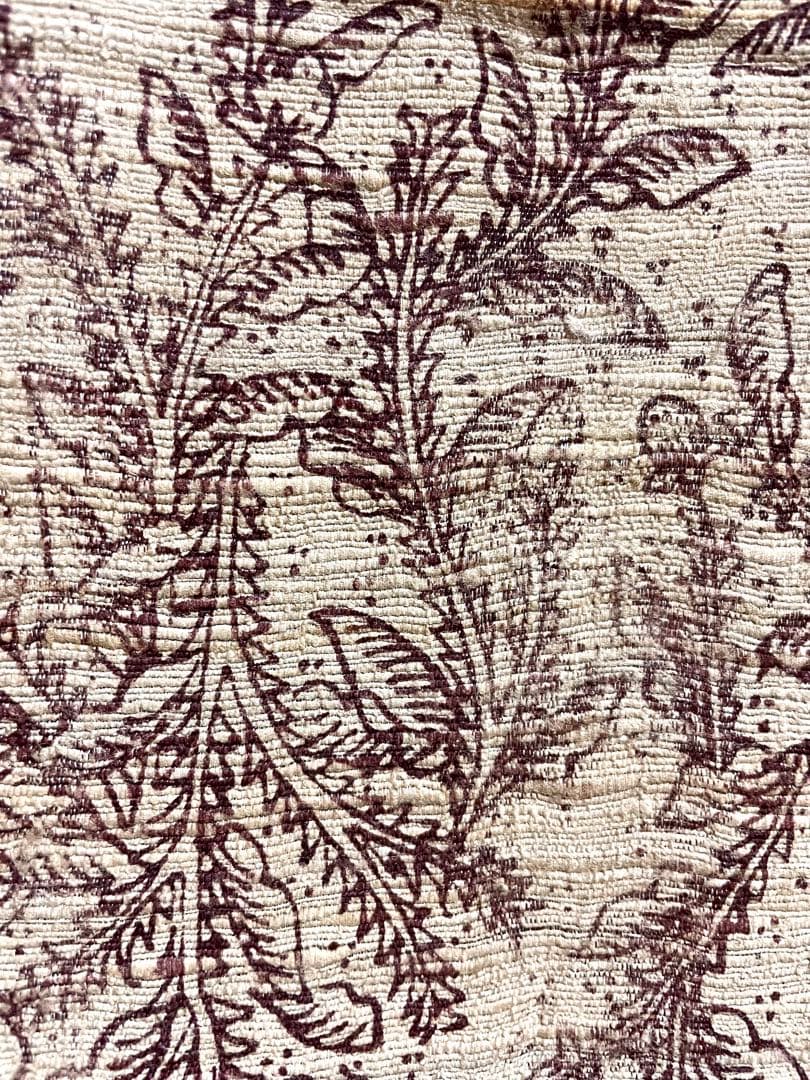 作家物 野蚕糸 ムガシルク 染め 付け下げ小紋 ガード加工