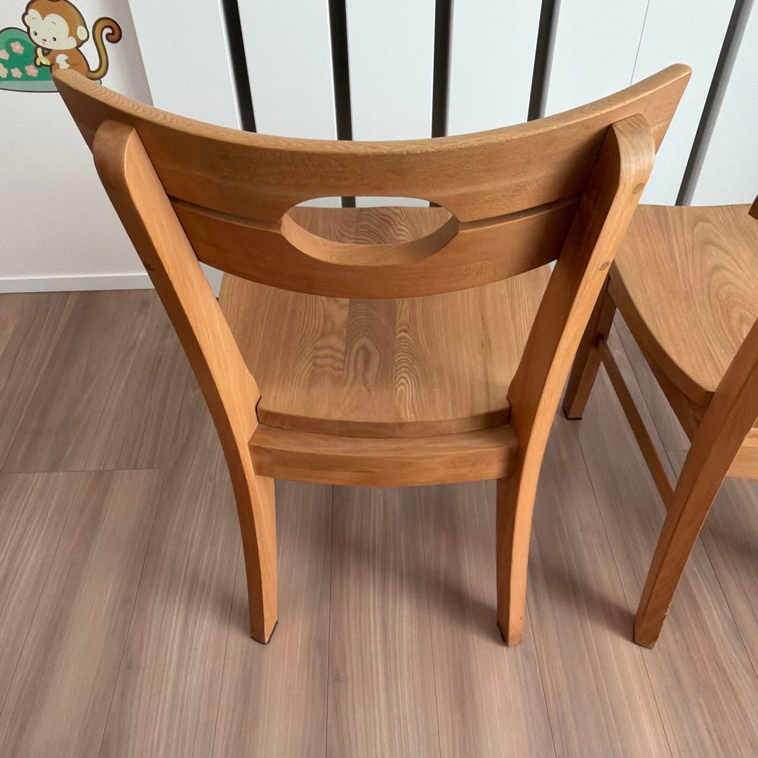 ダイニングチェア　2脚セット　木製 椅子