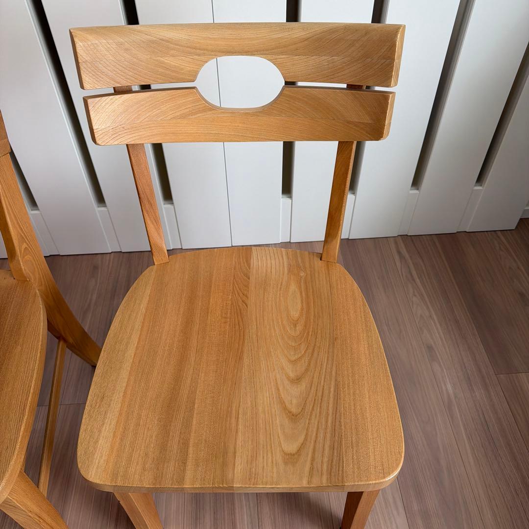 ダイニングチェア　2脚セット　木製 椅子