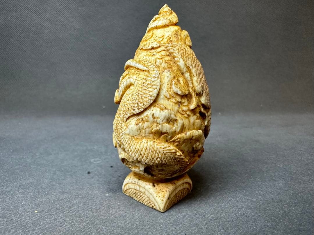 極上　置物　チベット　仏像　天然素材　アンティーク　和彫　置物　骨董　飾り物