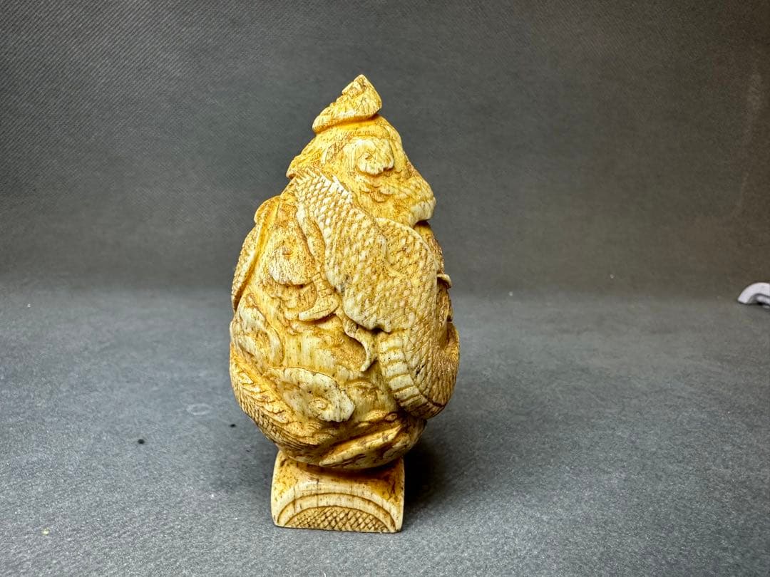 極上　置物　チベット　仏像　天然素材　アンティーク　和彫　置物　骨董　飾り物