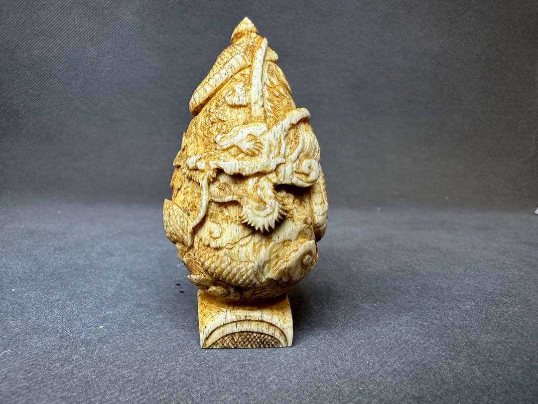 極上　置物　チベット　仏像　天然素材　アンティーク　和彫　置物　骨董　飾り物