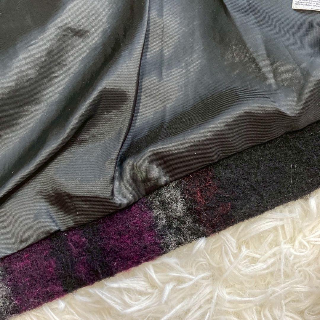 DIESEL チェック柄コート ピンク XS オシャレ カジュアル