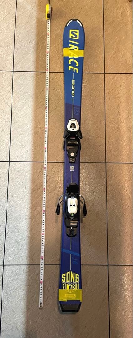 サロモン SALOMON S/RACE スキー板 130cm + ビンディング