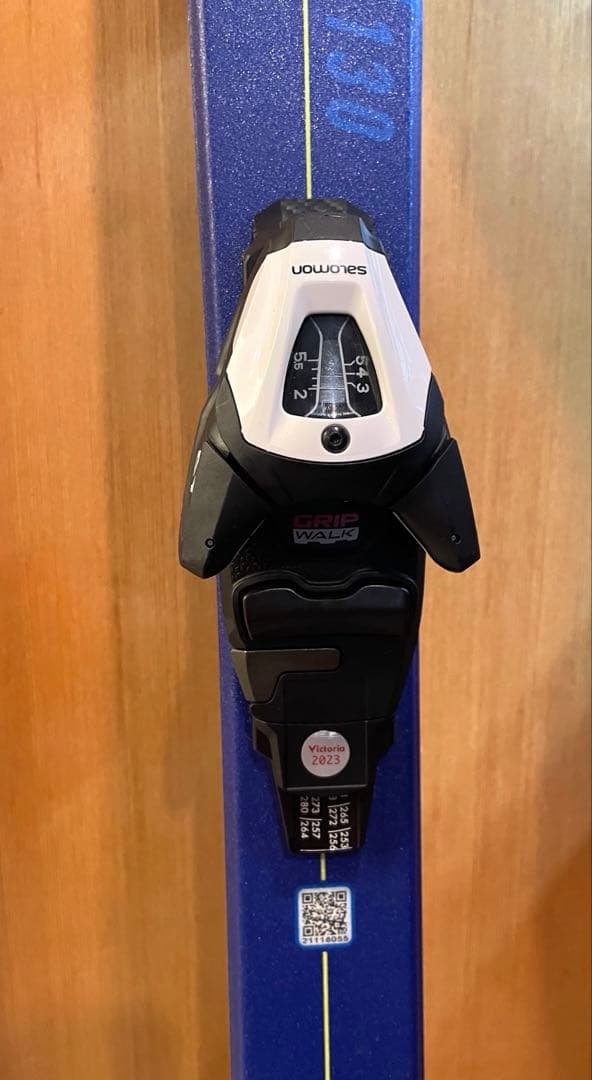 サロモン SALOMON S/RACE スキー板 130cm + ビンディング