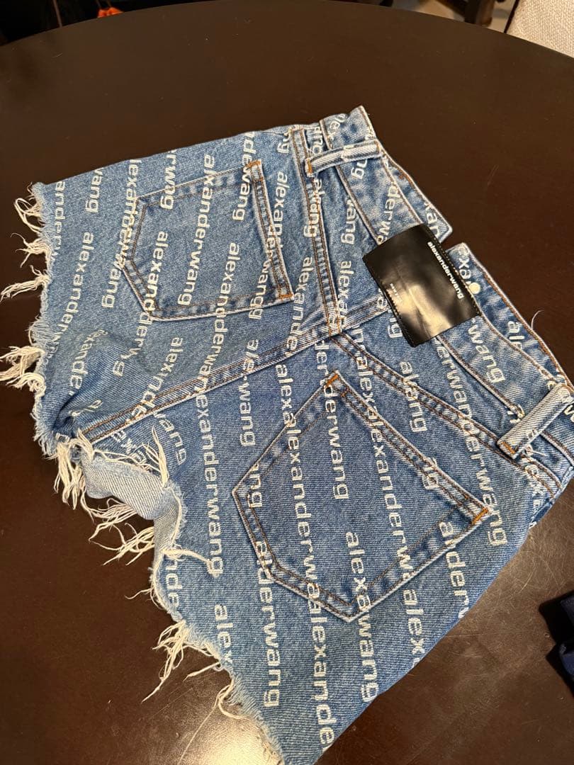 alexanderwang ロゴデニムショートパンツ 23