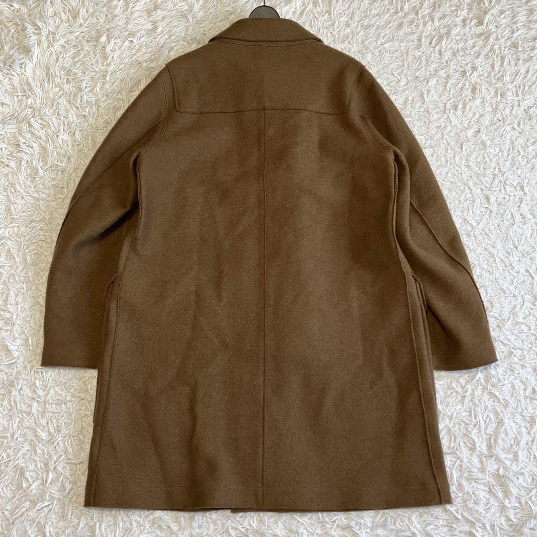 ◎極美品 トゥモローランド ウール100 ダッフルコート M ブラウン 起毛 1