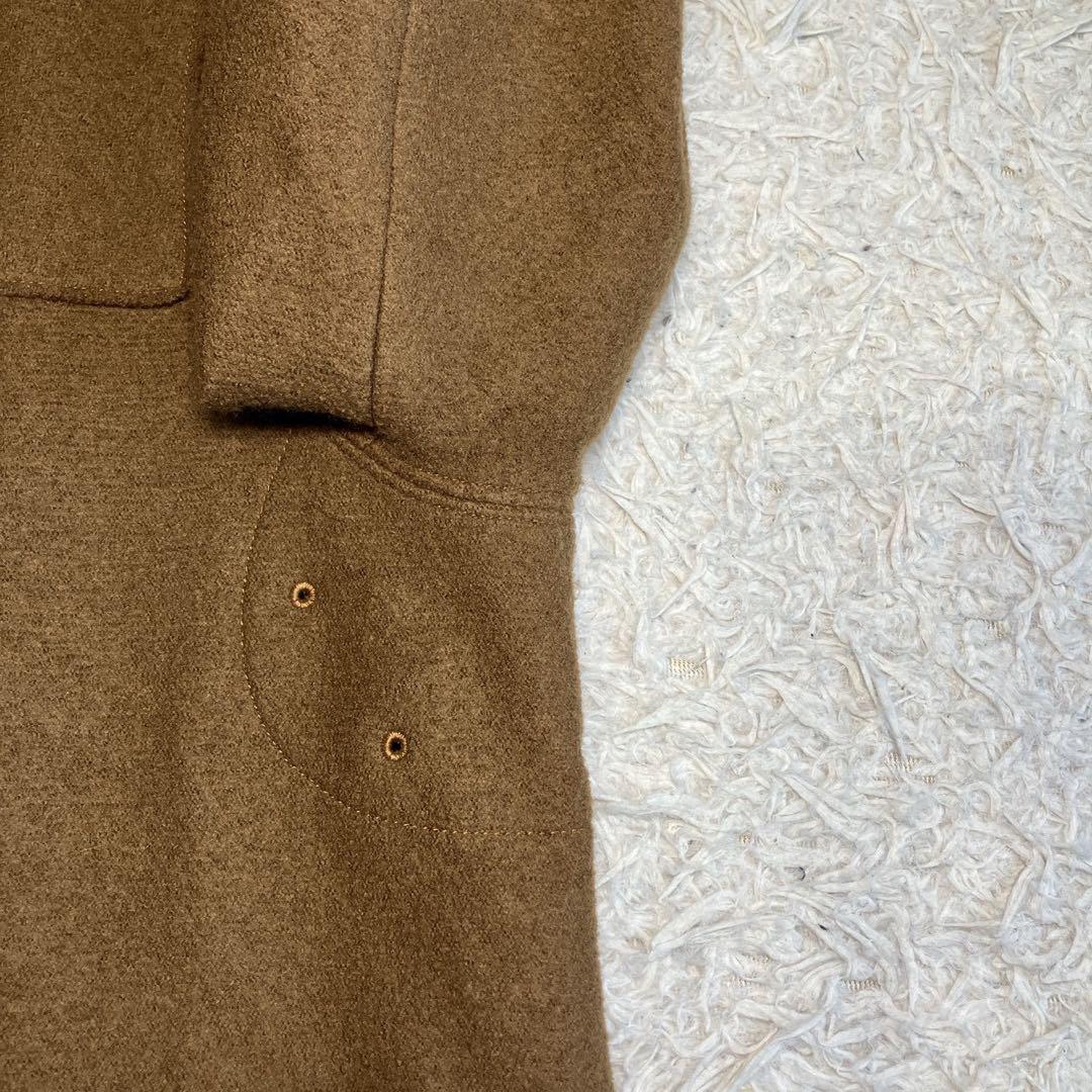 ◎極美品 トゥモローランド ウール100 ダッフルコート M ブラウン 起毛 1