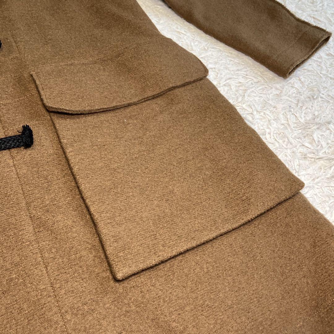 ◎極美品 トゥモローランド ウール100 ダッフルコート M ブラウン 起毛 1