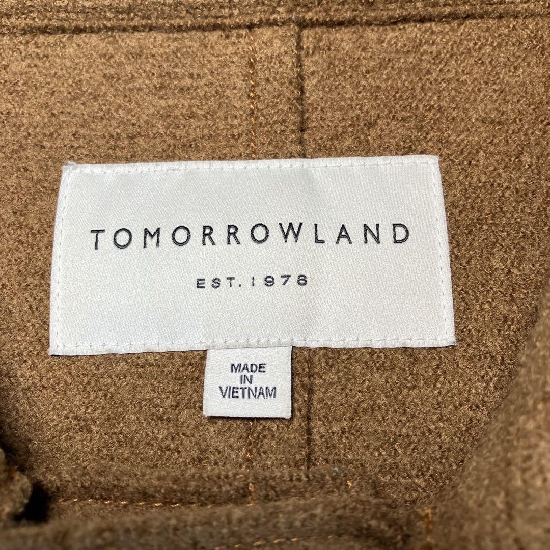 ◎極美品 トゥモローランド ウール100 ダッフルコート M ブラウン 起毛 1