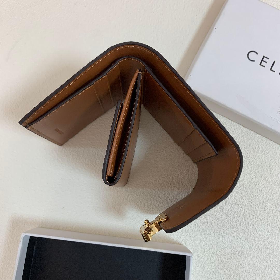 CELINE ブラウン 三つ折り財布