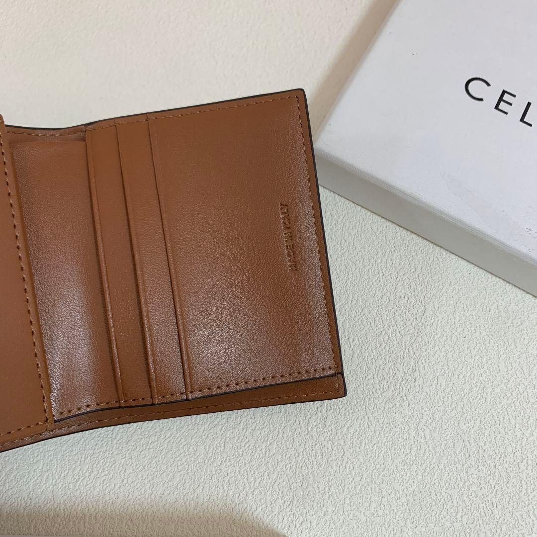 CELINE ブラウン 三つ折り財布