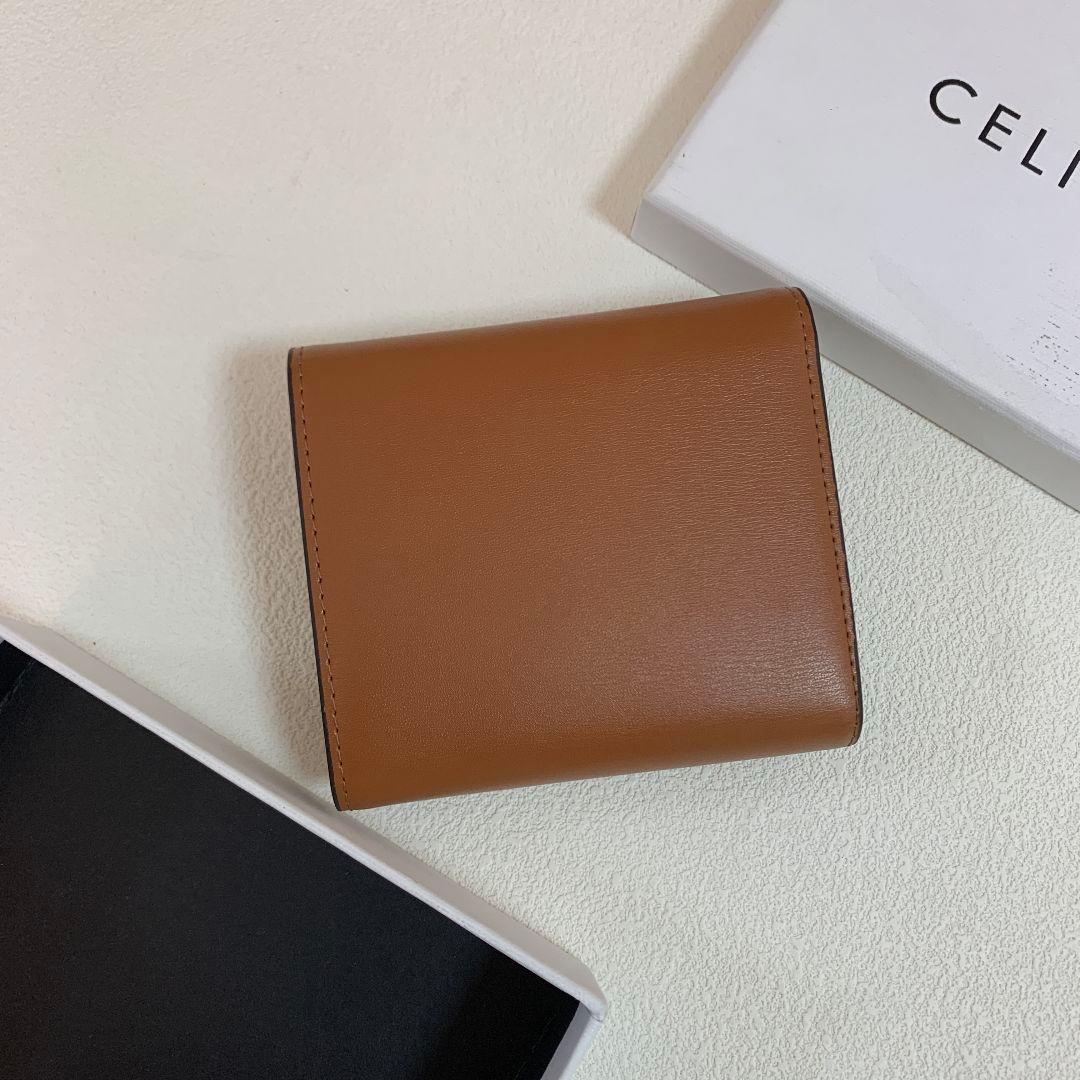 CELINE ブラウン 三つ折り財布