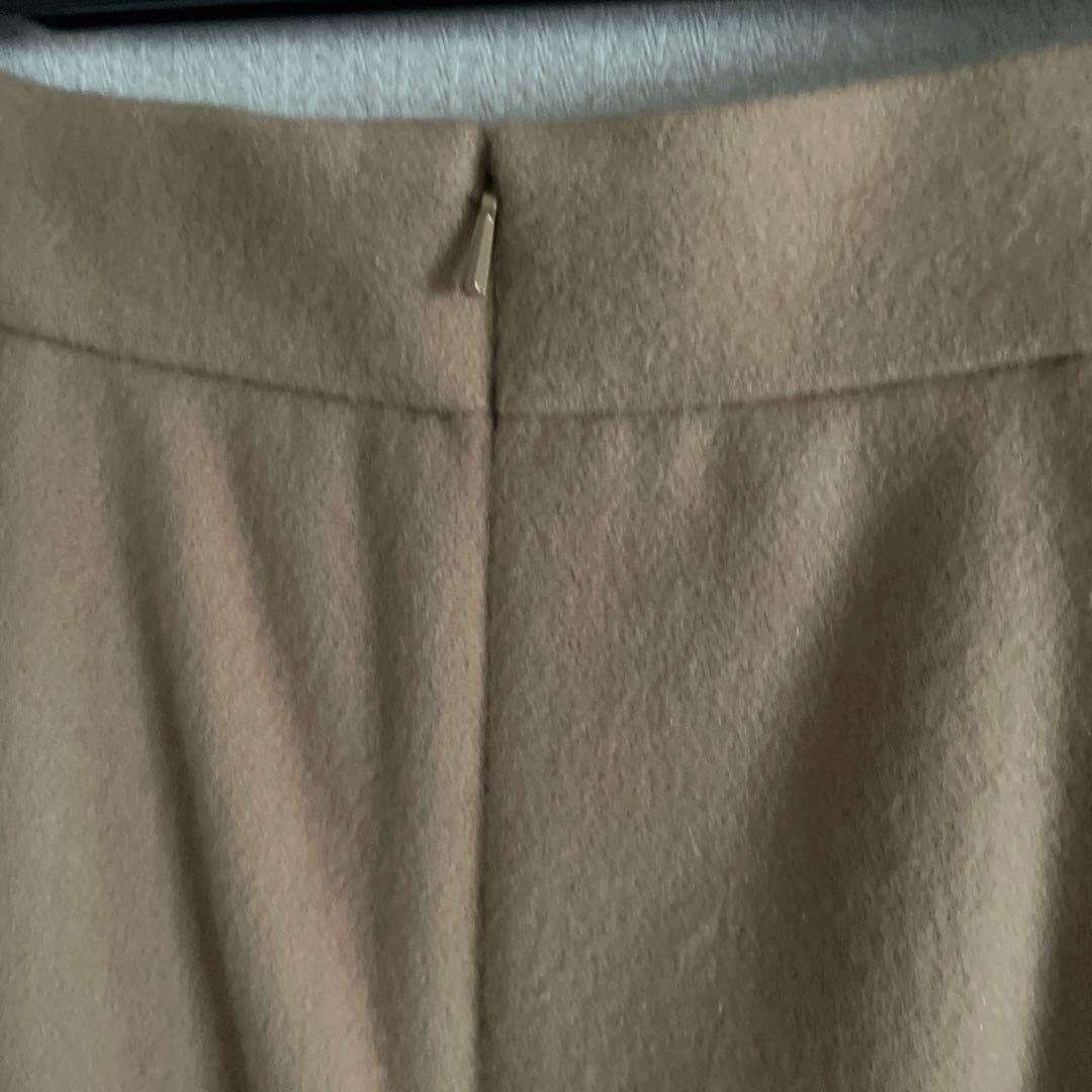 FOXEY ベージュ ひざ丈スカート
