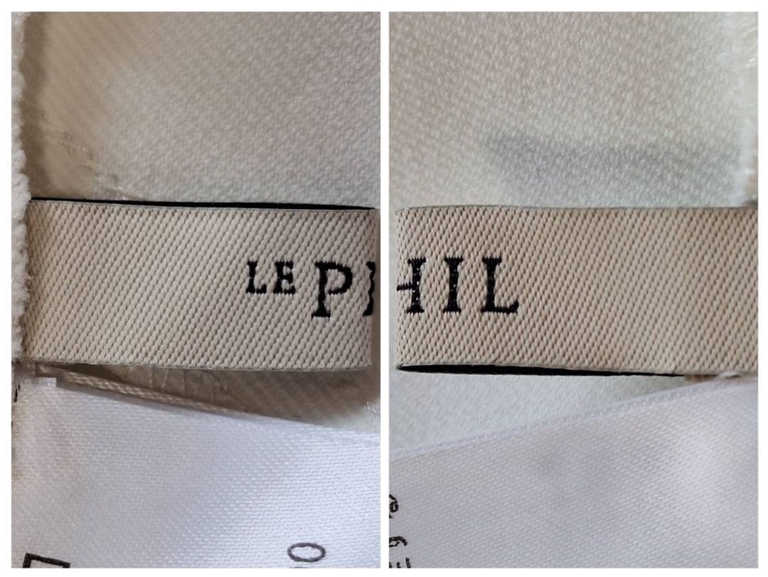 美品✨ルフィル 2025年モデル 2WAYツイルフロントスリットパンツ ホワイト