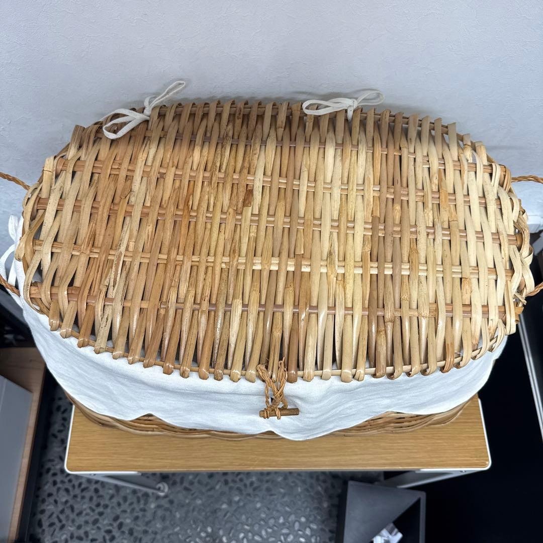 カトリーヌ ドゥヌアル ラタン バスケット