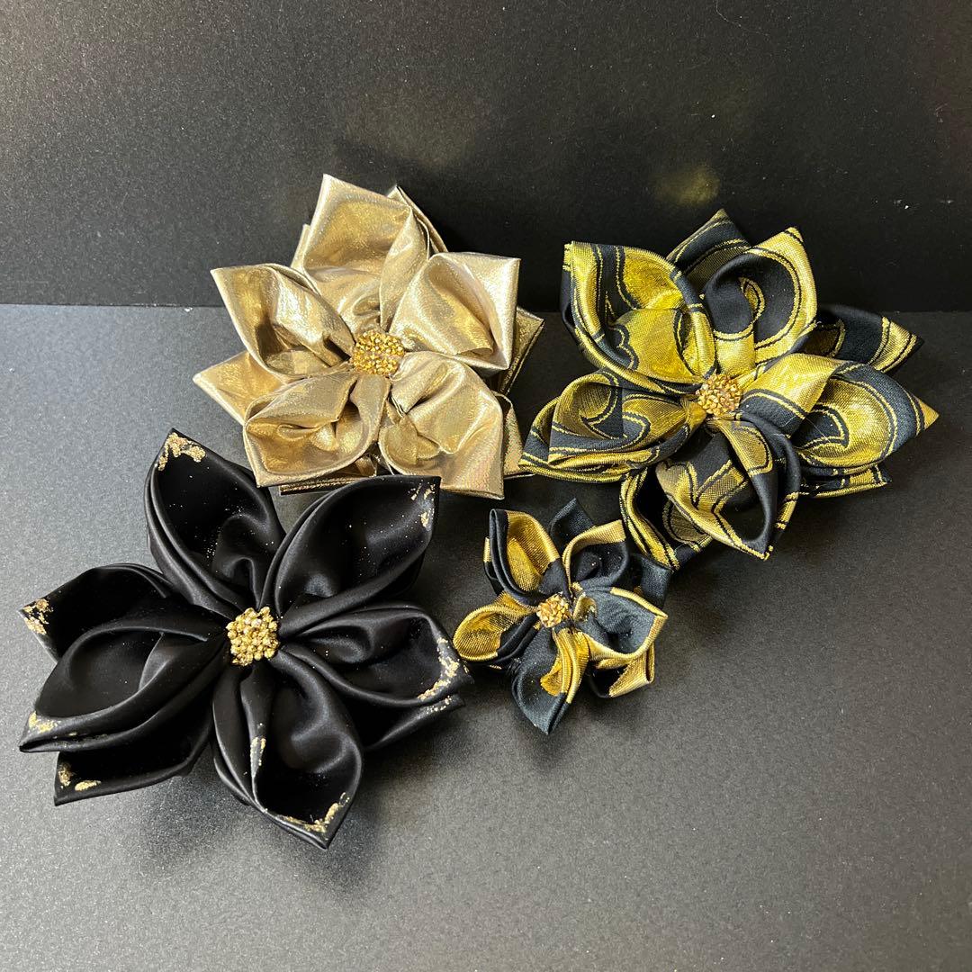 髪飾り・かんざし・成人式・結婚式・つまみ細工・豪華・超ド派手・振袖・花魁