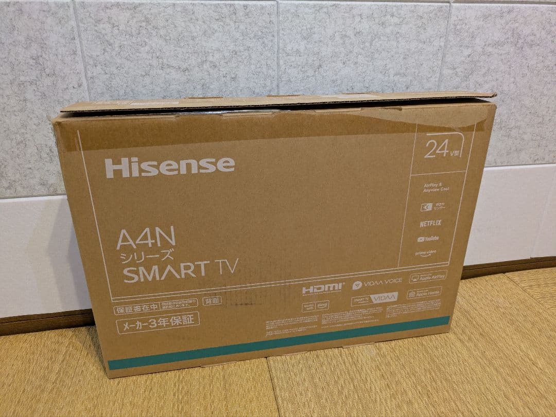 Hisense A4N 24インチ スマートテレビ