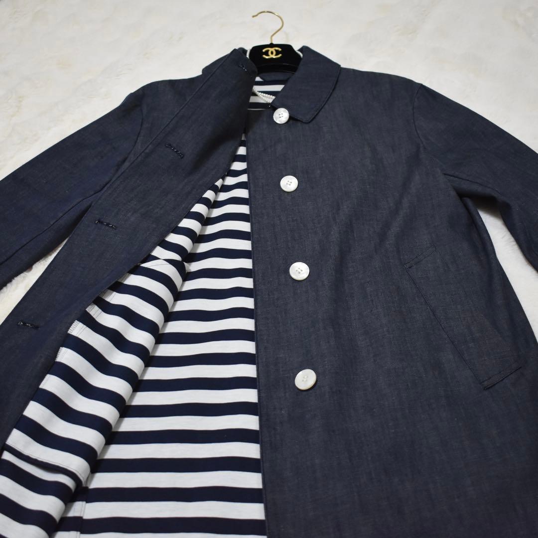 未使用✨マッキントッシュロンドン　デニム　ステンカラーコート　スプリングコート