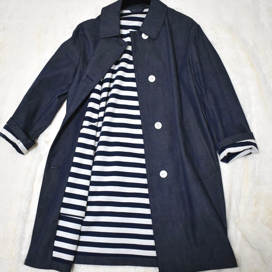 未使用✨マッキントッシュロンドン　デニム　ステンカラーコート　スプリングコート