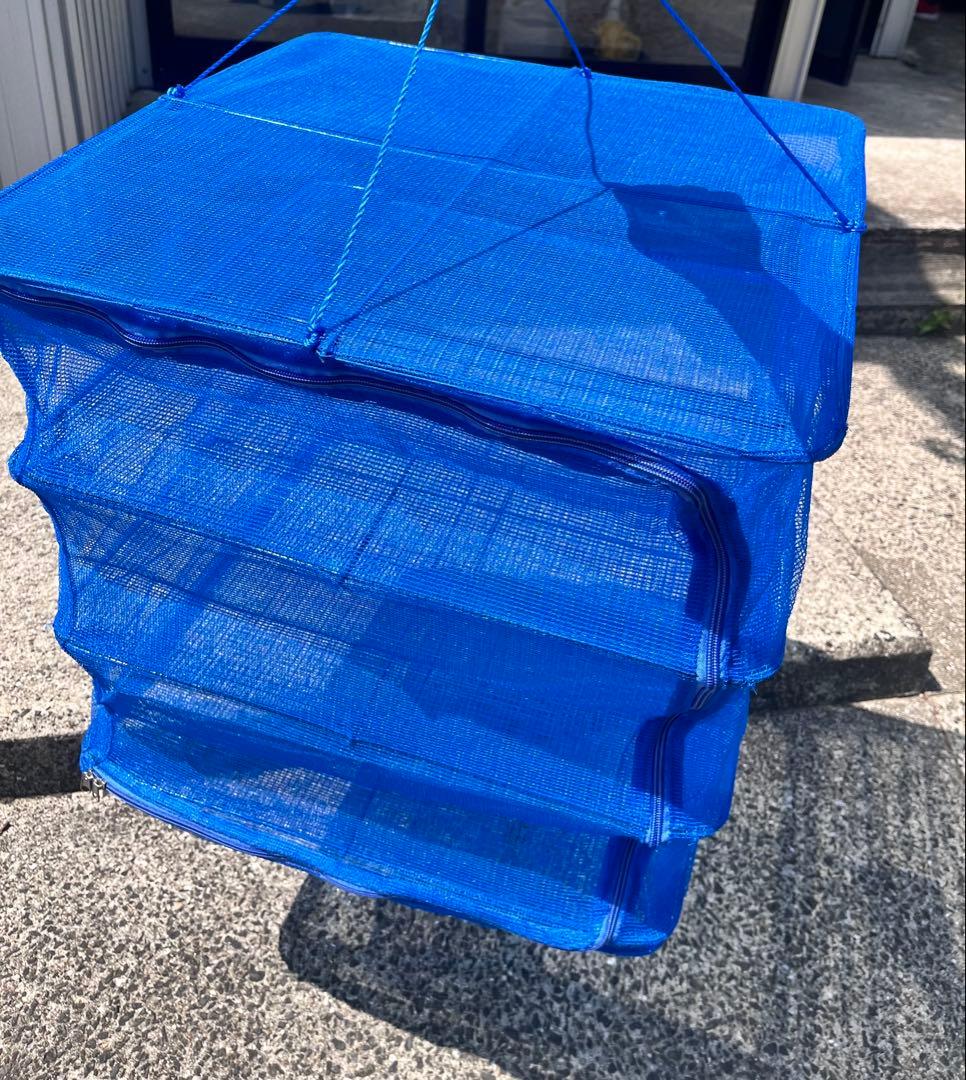 魚干網ネット　干物ネット　野菜干網ネット　3段式ネット　12個入り×2