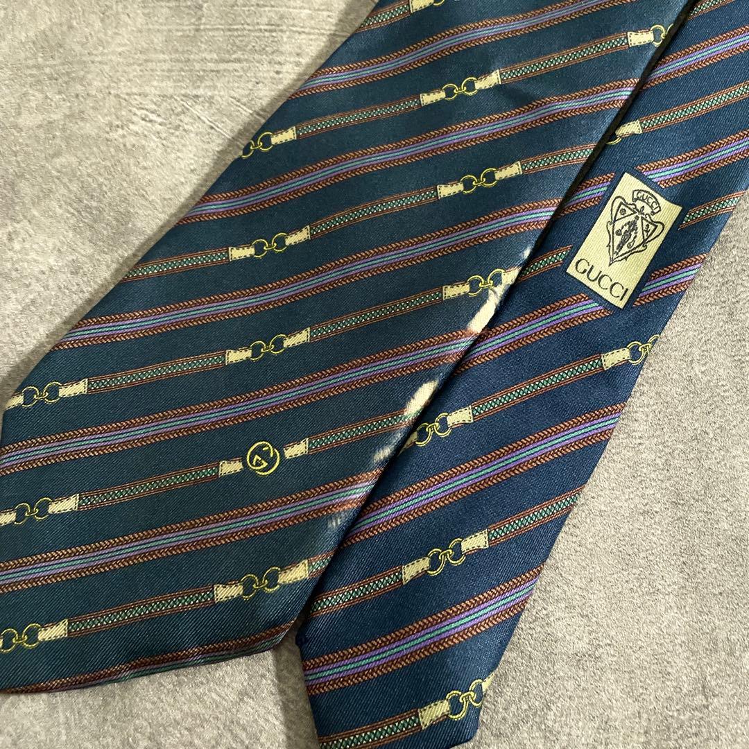 DORMEUIL 英国生地スーツ×オールドGUCCIネクタイ クラシックコーデ