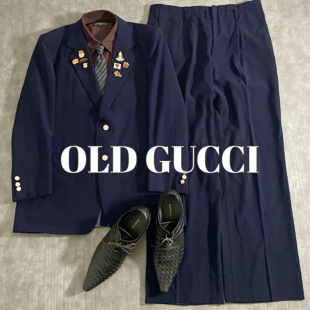 DORMEUIL 英国生地スーツ×オールドGUCCIネクタイ クラシックコーデ