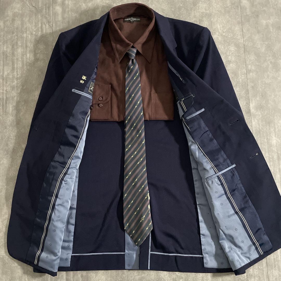 DORMEUIL 英国生地スーツ×オールドGUCCIネクタイ クラシックコーデ