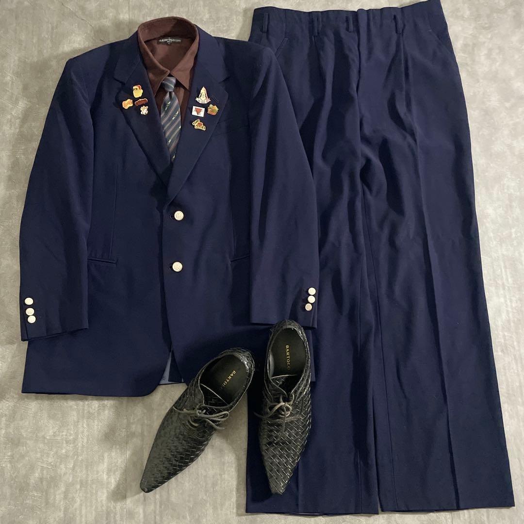 DORMEUIL 英国生地スーツ×オールドGUCCIネクタイ クラシックコーデ