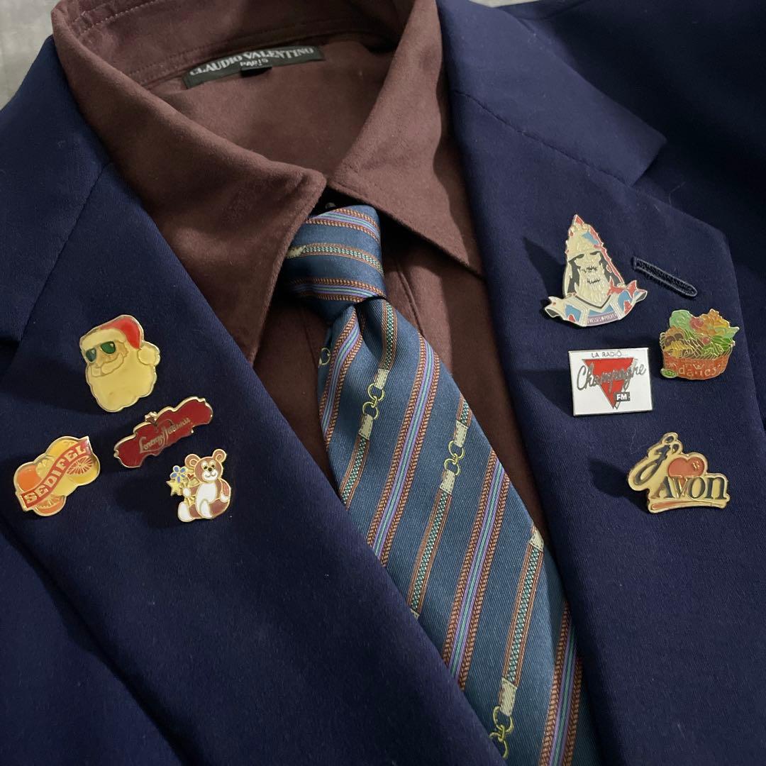 DORMEUIL 英国生地スーツ×オールドGUCCIネクタイ クラシックコーデ